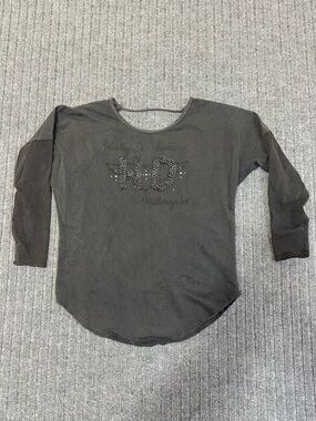 Harley Davidson 3/4 Sleeve Open Back Shirt